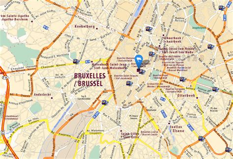 Bruxelles Carte Et Image Satellite