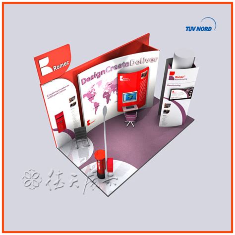 Simple Modular Exhibition Stall Design And Fabrication Made In Shanghai