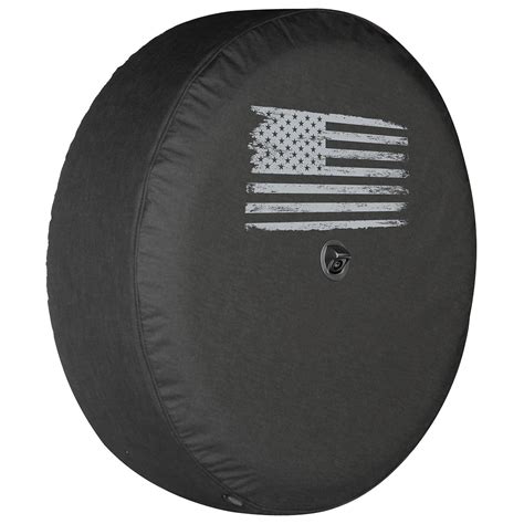 Boomerang Enterprises Distressed American Flag Logo Tire Cover For 18