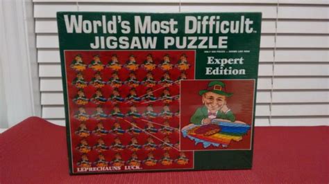 Buffalo Games Worlds Most Difficult Jigsaw Puzzle Leprechauns Luck