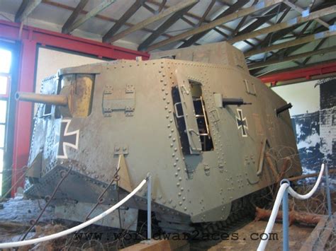 A7v First German Tank Wwi Took The Field In 1918 Tank Met Tank For The First Time At