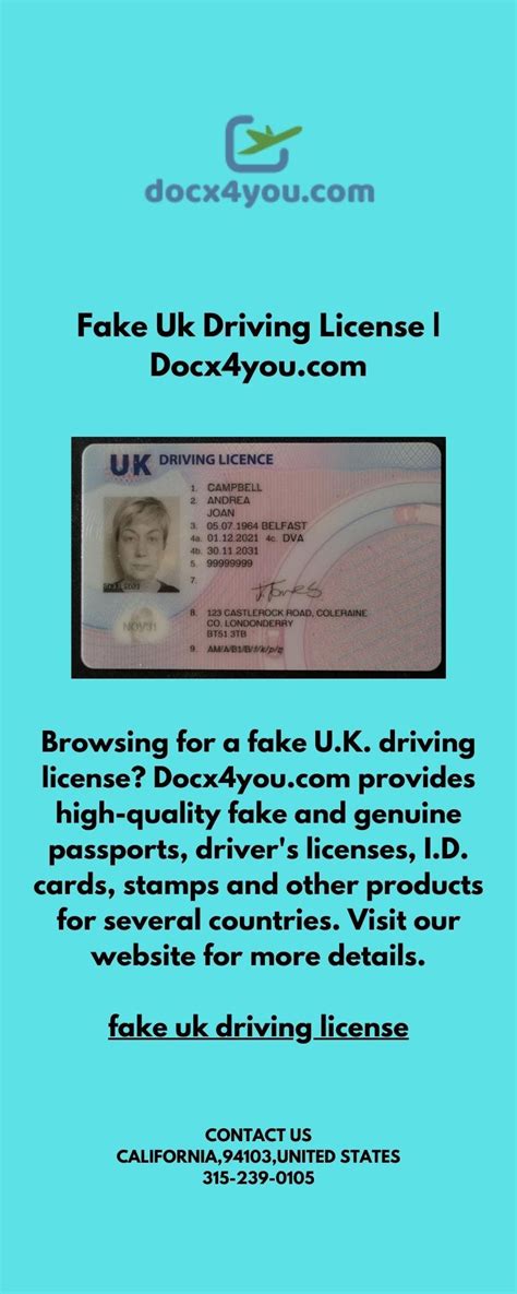 Fake Uk Driving License Docx4 You Medium