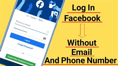 How To Log In Facebook Account Without Email And Phone If You Didnt