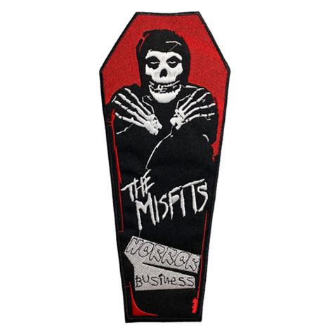 Misfits Coffin Back Patch Black Zone