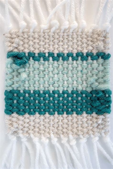 How To Make Woven Coasters A Project For Beginner Weavers Weaving