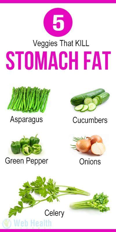 Kill Stomach Fat With These 5 Veggies Stomach Exercises Challenges