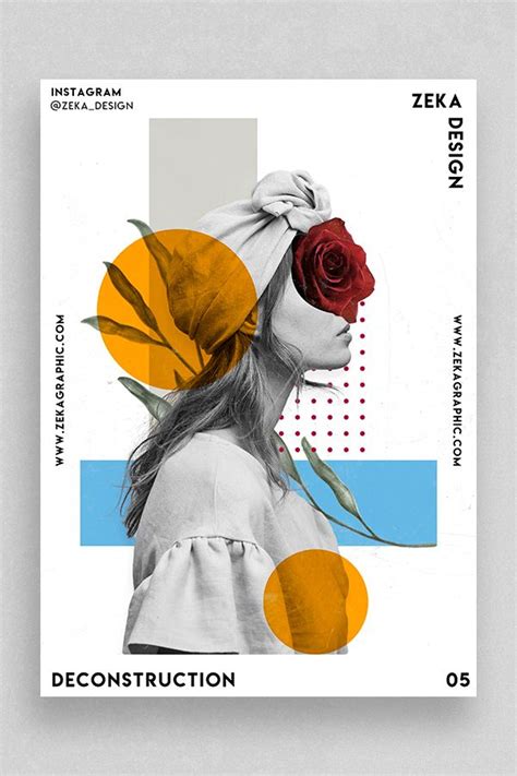 Deconstruction Poster Design Inspiration By Zeka Design Minimalist
