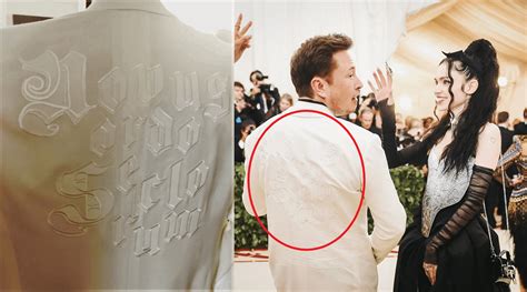 Elon Musk With Novus Ordo Seclorum Shirt At 2018 Met Gala R