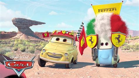 ¡lección De Italiano Con Luigi Y Guido Pixar Cars Latino Youtube