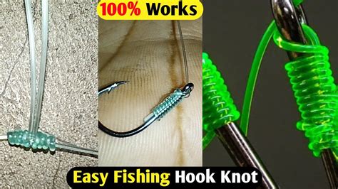 Easy Fishing Hook Knot How To Tie A T Knot Best Fishing Hook Knot