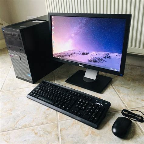 Full Wifi Pc Desktop Computer Set Free Delivery In Coventry West