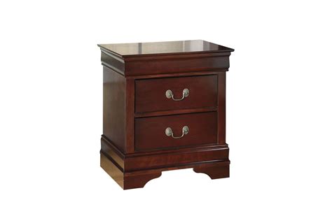 This 2 drawer nightstand is made of engineered wood with a replicated grain finish. Alisdair Two Drawer Night Stand - Hampton Furniture ...
