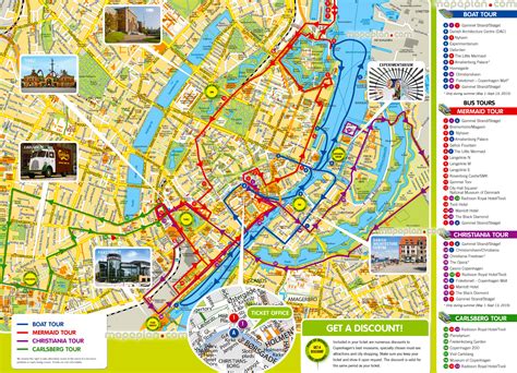 Kopenhagen Stadtplan Mit Sehenswürdigkeiten Zum Gratis Download Planative
