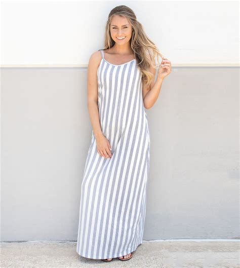 Gray Striped Tank Dress Effortless Style For Any Occasion Tickled