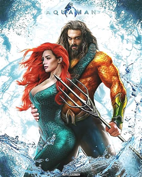 Aquaman And Mera 🦈🐳🦑 By Royy Ledger Royyledger Aquaman Mera