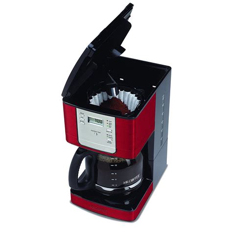 Mr Coffee Programmable Coffee Maker Advanced Brew 12 Cup Red Home