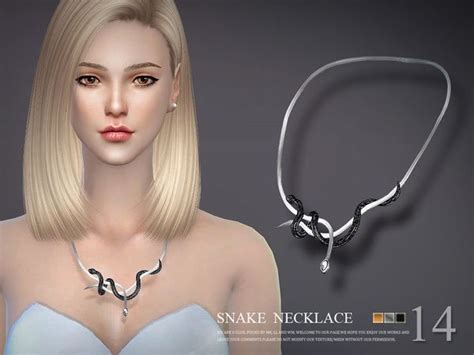 S Club Ll Ts4 Necklace N14 Necklace Sims 4 Womens Necklaces
