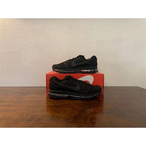 Nike Nike Air Max 2017 Triple Black Running Shoes 849559 004 Grailed