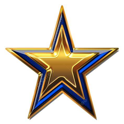 Gold Star Png Image Gold And Blue Star Star Gold Star Blue Star Png