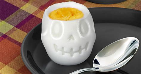 Turn Eggs Into Skulls For Halloween Breakfast With This Fun Mold