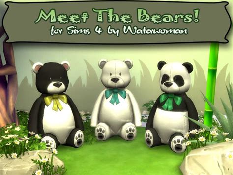 Meet The Bears By Waterwoman At Akisima Sims 4 Updates The Sims
