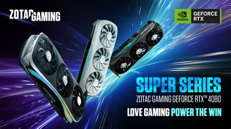 Zotac Gaming Announces The Geforce Rtx 40 Super Series Zotac