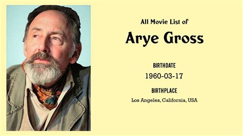 Arye Gross Movies List Arye Gross Filmography Of Arye Gross YouTube