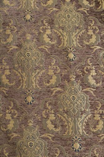 Drapery And Upholstery Chenille Fabric By The Yard Elegant Damask