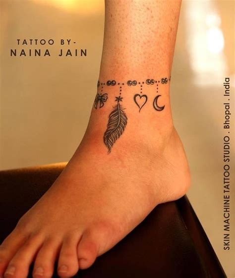 Anklet Tattoo Idea Anklet Tattoos Ankle Bracelet