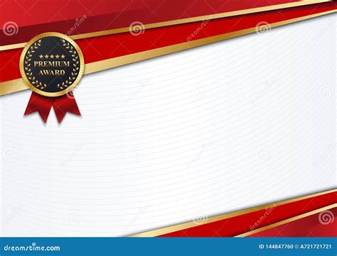 Creative Illustration Of Stylish Certificate Template Of Appreciation