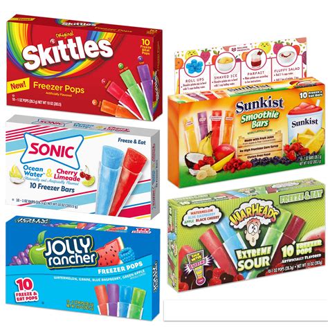 Skittles Freeze Pop Flavors Ubicaciondepersonascdmxgobmx