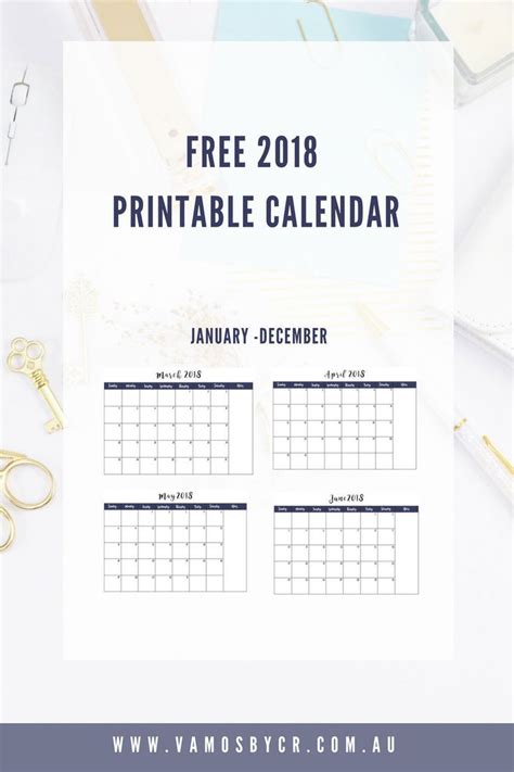 Free Interactive Printable Calendar Template To Keep You Organised