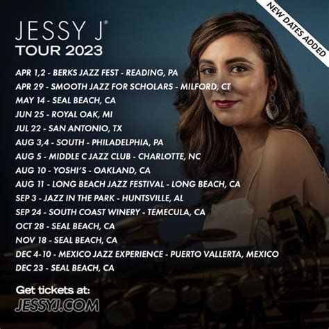 Jessy J Tour Dates 2023 Smooth Jazz And Smooth Soul