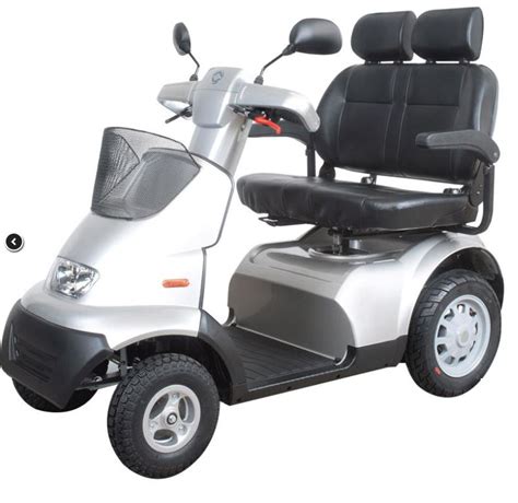 Afiscooter Breeze S4 Mobility Scooter With A Dual Seat