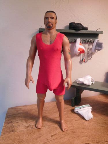 Gay Billy Doll Carlos Totem Clothes Outfit Red Wrestling Singlet Only