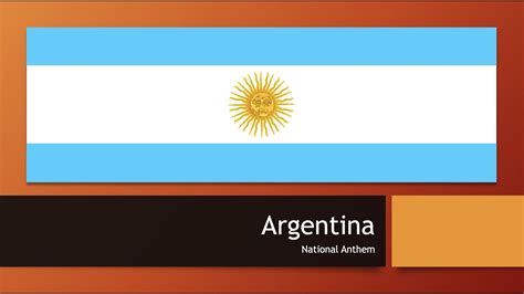 Argentina National Anthem Himno Nacional Argentino Youtube