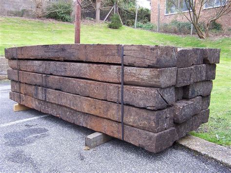 It takes a lot to wake her up. Reclaimed Railway Sleepers - rowebb