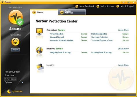 Norton Antivirus Software Informer Screenshots