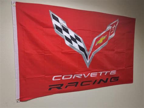 Corvette C8 C7 Racing Flag 3ft X 5ft Etsy