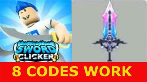 All Codes Work Free Sword Codes Ranks Sword Clicker Roblox Youtube