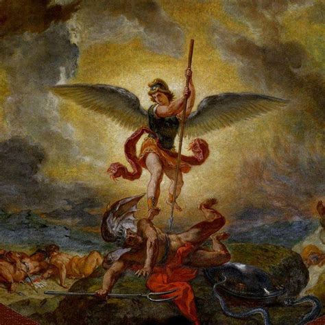 St Michael Slaying The Devil Design