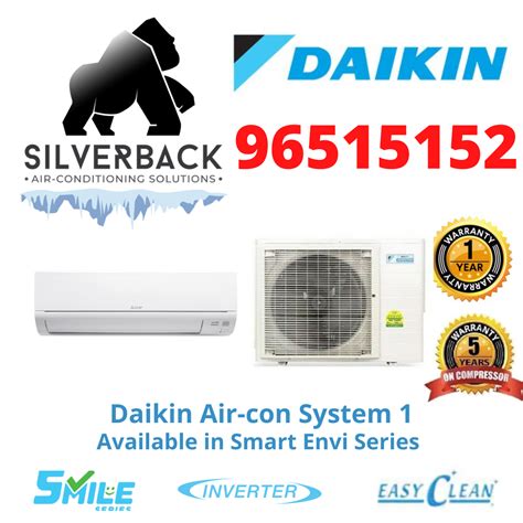 Daikin Single Split With Wi Fi Silverback Air Con