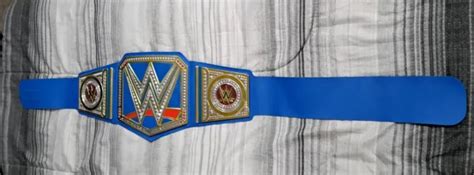 Wwe Universal Championship Belt Blue 2014 Mattel Toy Wrestling Champion