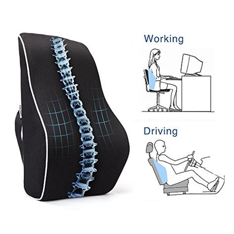 For premium coziness, especially such as the ones available on alibaba.com. PROMIC Memory Foam Lumbar Support Back Cushion, Ergonomic ...