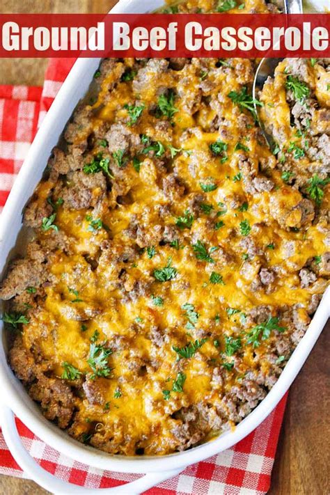 I see a package of ground beef in my fridge, and i think, happily. Ground Beef Casserole: Easy Keto Recipe | Healthy Recipes Blog
