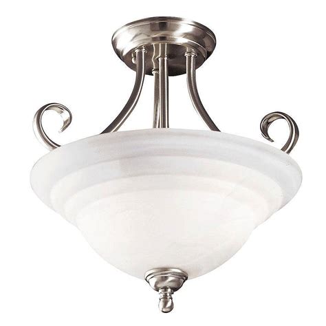 Modèle pouvant être utilisé avec le pied ou la suspension de votre choix. Illumine Plafonnier avec abat-jour blanc couleur en argent ...