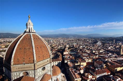 Florence Italy November 2015 Brunelleschi Dome And Landscape Of