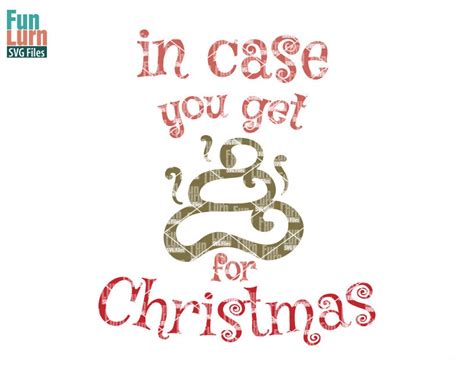 In Case You Get Crap For Christmas Svg Toilet Paper Christmas Etsy