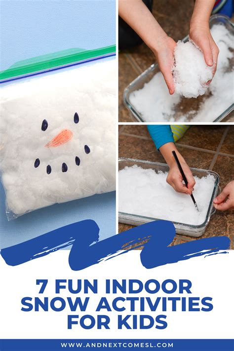 7 Fun Indoor Snow Activities And Next Comes L Hyperlexia Resources