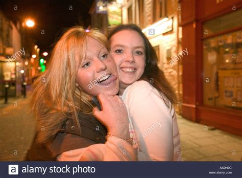 Young Women On A Night Out On The Town Saturday Night Lancaster City